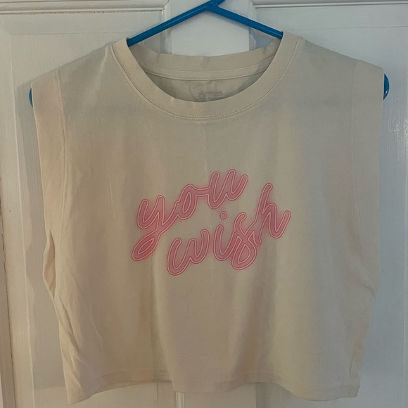 Aerie “You Wish” Graphic Sleeveless Top - Picture 1 of 2